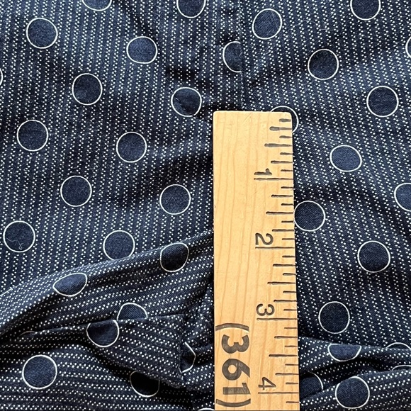 Ann Taylor Capri Size 8 Petite Blue with Blue Dot pattern Capri Pant - Picture 14 of 14